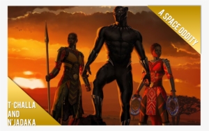 T'challa And N'jadaka Is The Centerpiece Of The Film - Black Panther Movie Sunset