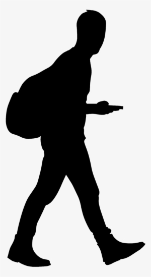 Man Walking Silhouette - Silhouette