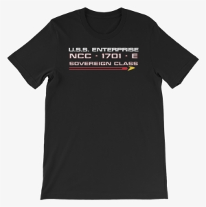 Star Trek - Uss Enterprise - 1701 - E - Men's T-shirt - Gucci Men T Shirt Black