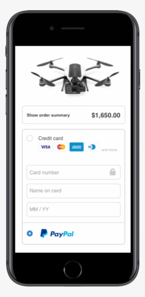 Start Accepting Credit And Debit Cards With Paypal - Gopro Karma Drone Camera