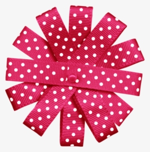 Jss Squeakyclean Ribbon Flower Red - Scrapbooking