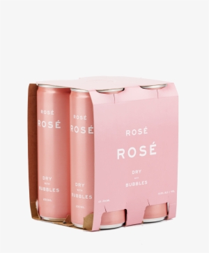 Rose Rose Dry With Bubbles Cans 250ml 4 Pack