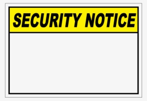 Securitynotice - Building Is Alarmed Security Sign - 14" Wide X 10"