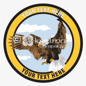 K2212 Bald Eagle In Flight - Emblem