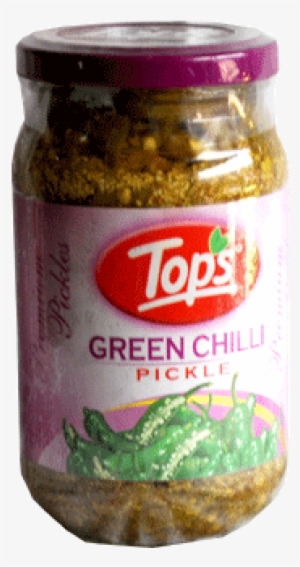 Tops Green Chilli Pickle - Tops Green Chilli Pickle 200gm