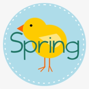 Original Png Clip Art File Spring Is Here Circle Blue