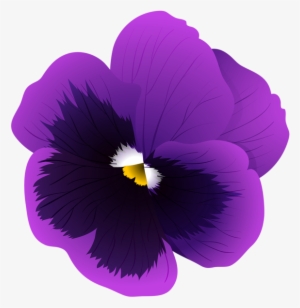 Violet Flower Transparent Png Clip Art Image - Portable Network Graphics