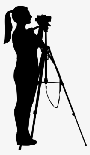 Camera Woman Silhouette Png