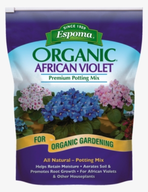 African Violet Mix - Organic African Violet Premium Potting Mix - 4 Quart