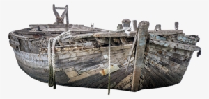 Wood Boat Png Image - Barco Velho Png