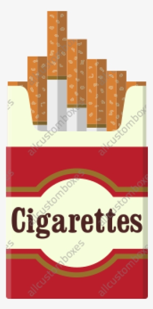 Custom Cigarette Boxes Uk-4 - Red And Blue Cigarettes Packet No Logo