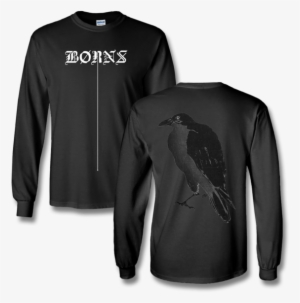Crow Long Sleeve T-shirt - Black Long Sleeve Tour Shirt