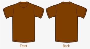 How To Set Use Brown Plain Shirt Svg Vector