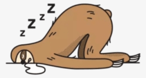 Zzzz Sleepy Sloth Zzz - Sticker