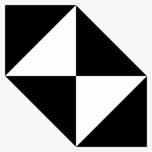 Geometric Shapes Transparent Image - Black And White Geometric Shapes