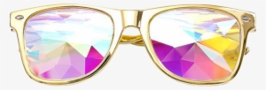 Square Kaleidoscope Glasses-onelove Rave Life - Diamond Lense Sunglasses