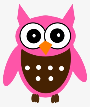 Cute Pink Owl Svg Clip Arts 504 X 599 Px