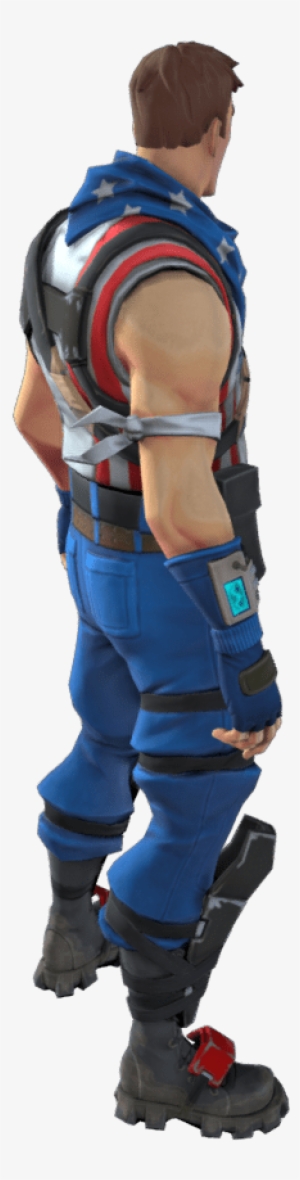 Star-spangled Trooper Skin - Electric Blue