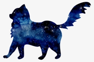 Starry Blue Kitten Png Transparent - Cat