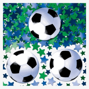 Konfetti - Fodbold - 14 Gram - Konfetti Med Fodbold - Amscan International Confetti Football/ Soccer