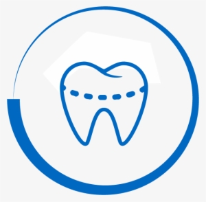 tooth crown - root canal treatment icon