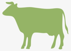 This Free Clip Arts Design Of Green Cow - Green Cow Silhouette