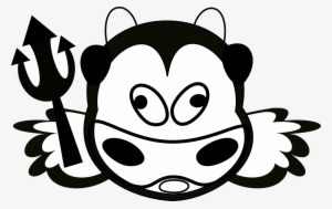 Graphics Cow - Clipart Library - Evil Cow Clip Art