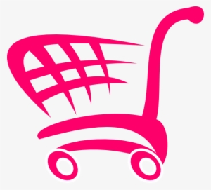 Pink Shopping Cart Clip Art At Clker - Icon Shop Cart Png