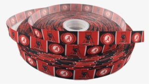Alabama Crimson Tide Grosgrain Ribbon 5/8" - Circle