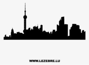Shanghai Skyline Vector - Shanghai Skyline Clipart