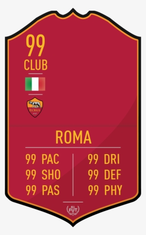 Roma Pre Made Player Card - Roma