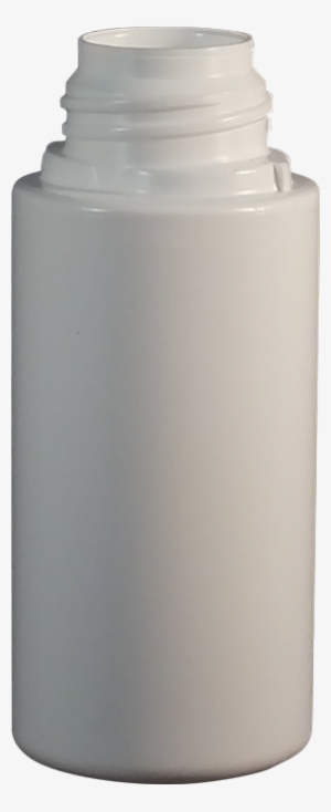 4 Oz White Plastic Powder Dispenser Bottle - Paper