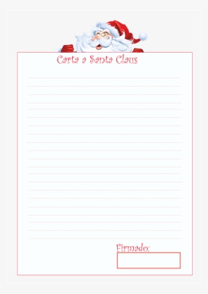 Carta A Santa Claus Png - Document