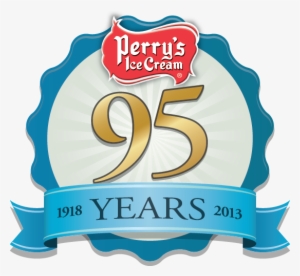 Perry's Ice Cream 95th Anniversary Logo - Perry's Ice Cream