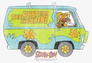 Scooby Doo The Mystery Machine Men's Regular Fit T-shirt - Scooby Doo - Mystery Machine Fan Emblem