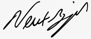 Open - Newt Gingrich Signature