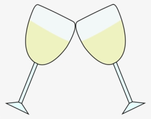 New Year Clipart Champagne Bottle Glass - Wine Glass Clipart Toasting