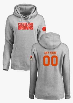 Women's Cleveland Browns Design Your Own Hoodie - Boston College Eagles Women's Ash Classic Primary Pullover