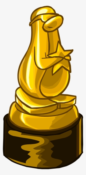 Gold Award - Png - Club Penguin Penguin Award