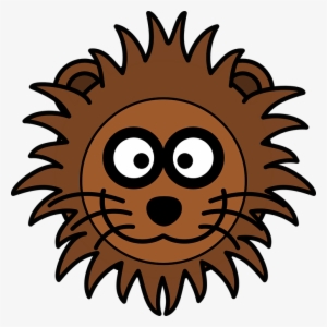Lion, Head, Cat, Mane, Grinning, Zoo, Cartoon, Wildlife - Melena De Leon Png