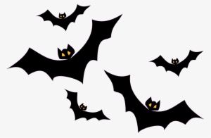 Travel, Bats Flying Flight Halloween Black Birds M - Bat Clipart