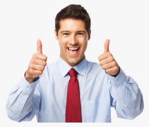 3-istock - Man With Thumbs Up Png