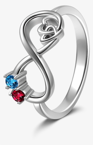 Infinity Love Eternity Birthstone Ring - Ring