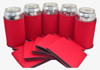 Qualityperfection 12 Red Party Drink Blank Can Coolers