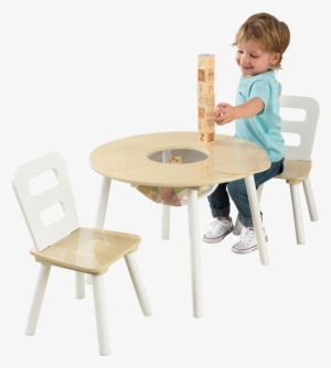 Kidkraft Round Storage Table & 2 Chair Set, Multiple
