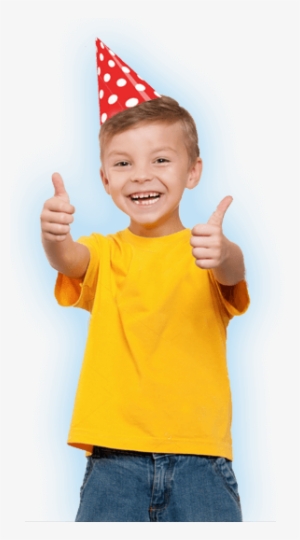 Birthday Boy Giving Two Thumbs Up - Stock Photography