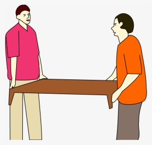 Big Image - People Moving A Table