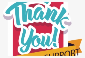 Thank You For Your Support - Clip Art