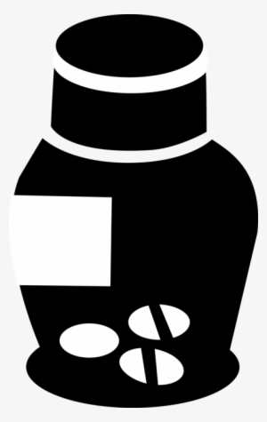 Vector Illustration Of Prescription Medicine Bottle