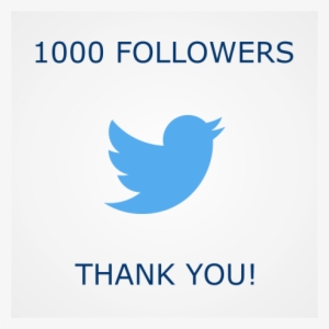 31 Jan - 1000 Twitter Followers Thank You